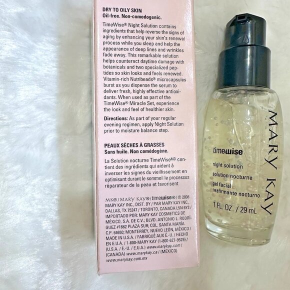 Mary Kay Timewise Night Solution Nocturne Anti-Aging Gel New in Box - Picture 3 of 4